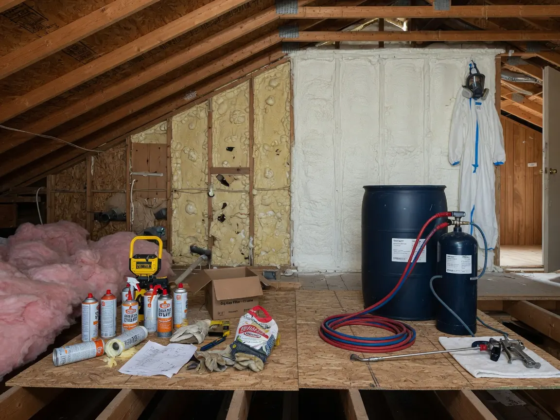 DIY Spray Foam Cans vs Professional Spray Foam Insulation: What Tulsa Homeowners Should Know