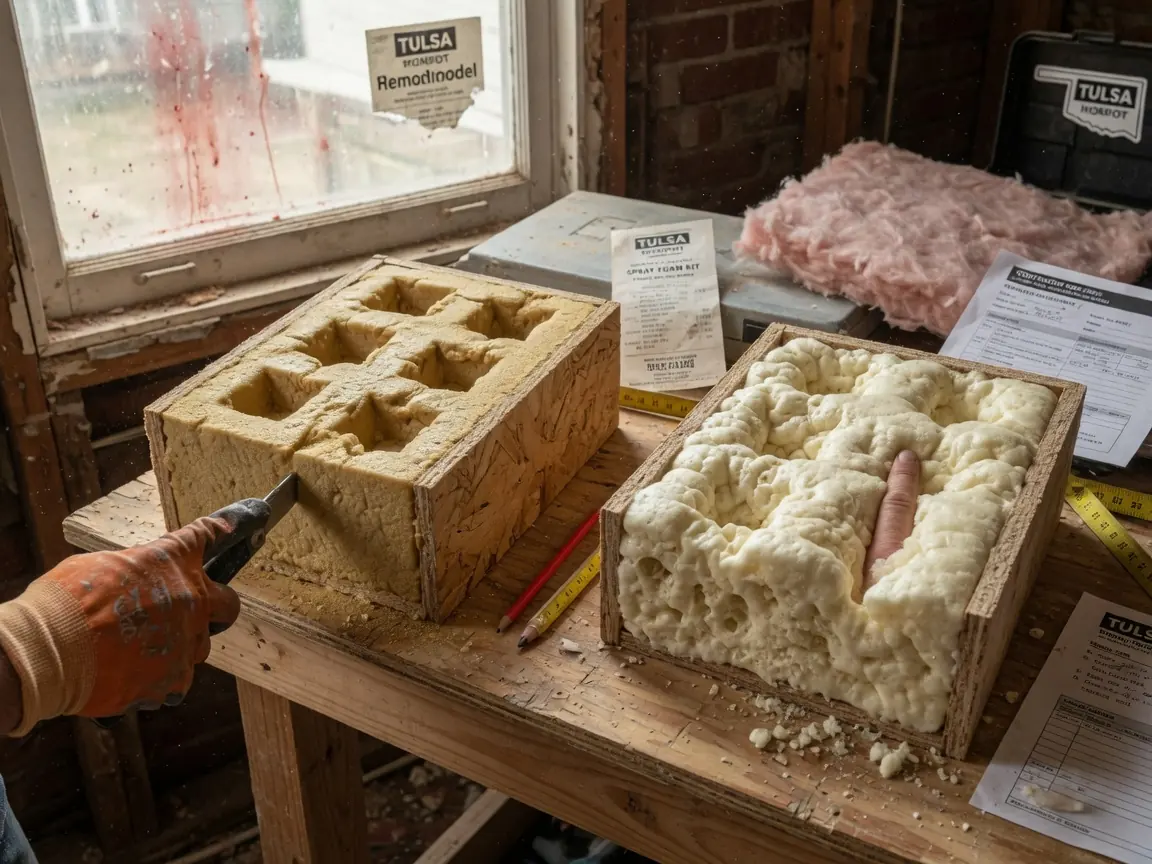 Closed Cell vs Open Cell Spray Foam Insulation: Which Is Right for Your Tulsa Home?