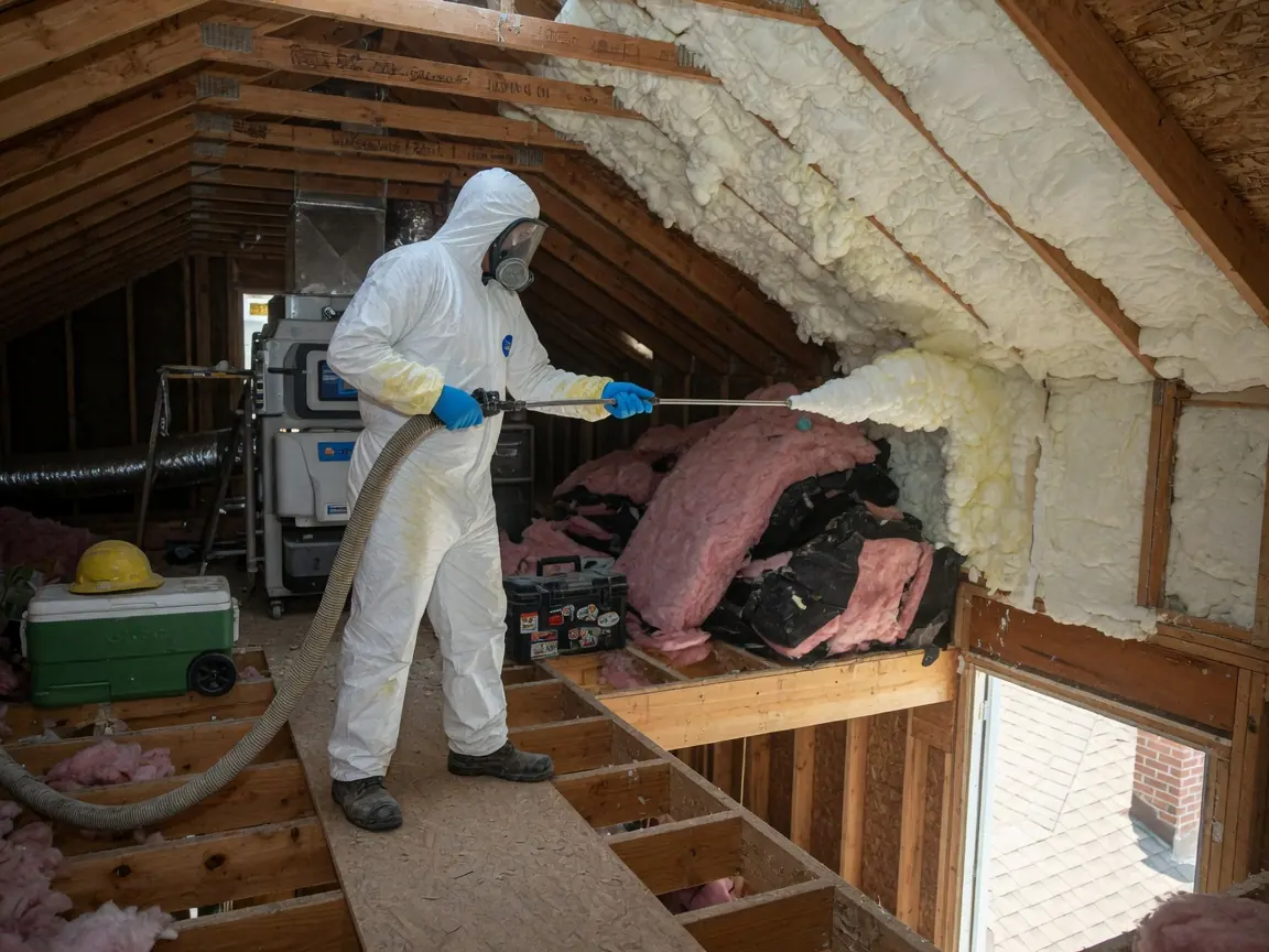 Spray foam insulation project in Skiatook, OK
